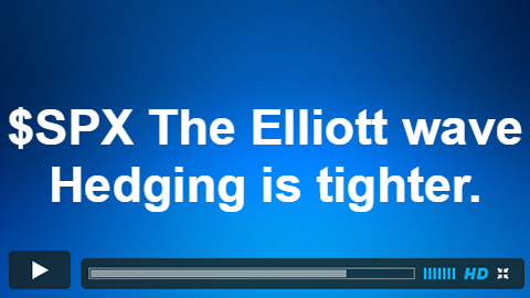 $SPX Elliott Wave Hedging is Getting Tighter