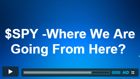 $SPY -Where We Are Going From Here?