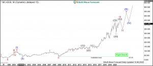 LVMH Elliott Wave Monthly