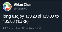 USDJPY : Buy Trade Hits Targets USDJPY, trading, elliottwave, bullish market patterns, forex, @AidanFX, AidanFX