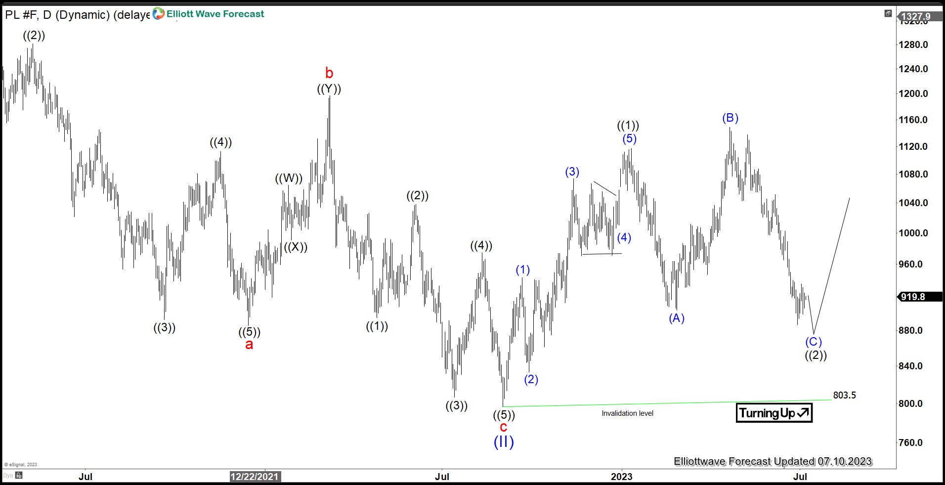 Platinum’s Correction in the Form of Expanded Flat