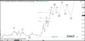 $CGC: Canopy Growth Corporation Starting Bull Run Canopy Elliott Wave 4H