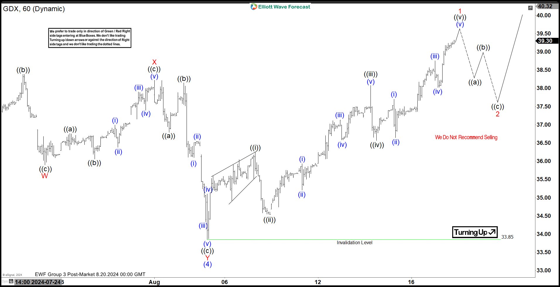 Elliott Wave Intraday Analysis Looking for GDX to Extend Higher