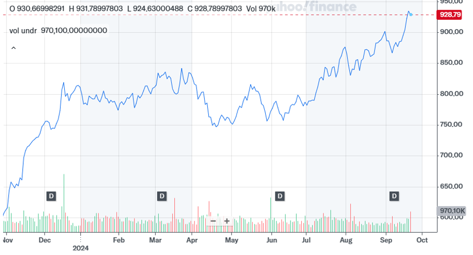 Best Performing Growth Stocks in 2024
