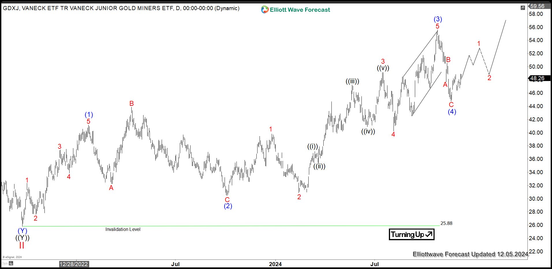 Gold Miners Junior (GDXJ) Correction Has Ended