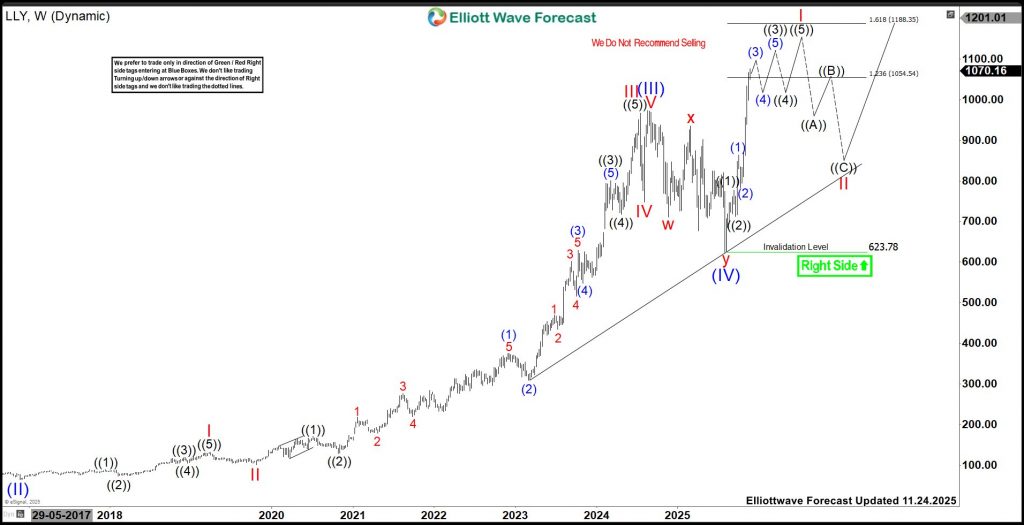 Eli Lilly & Company (LLY) Favors Rally Targeting 1188